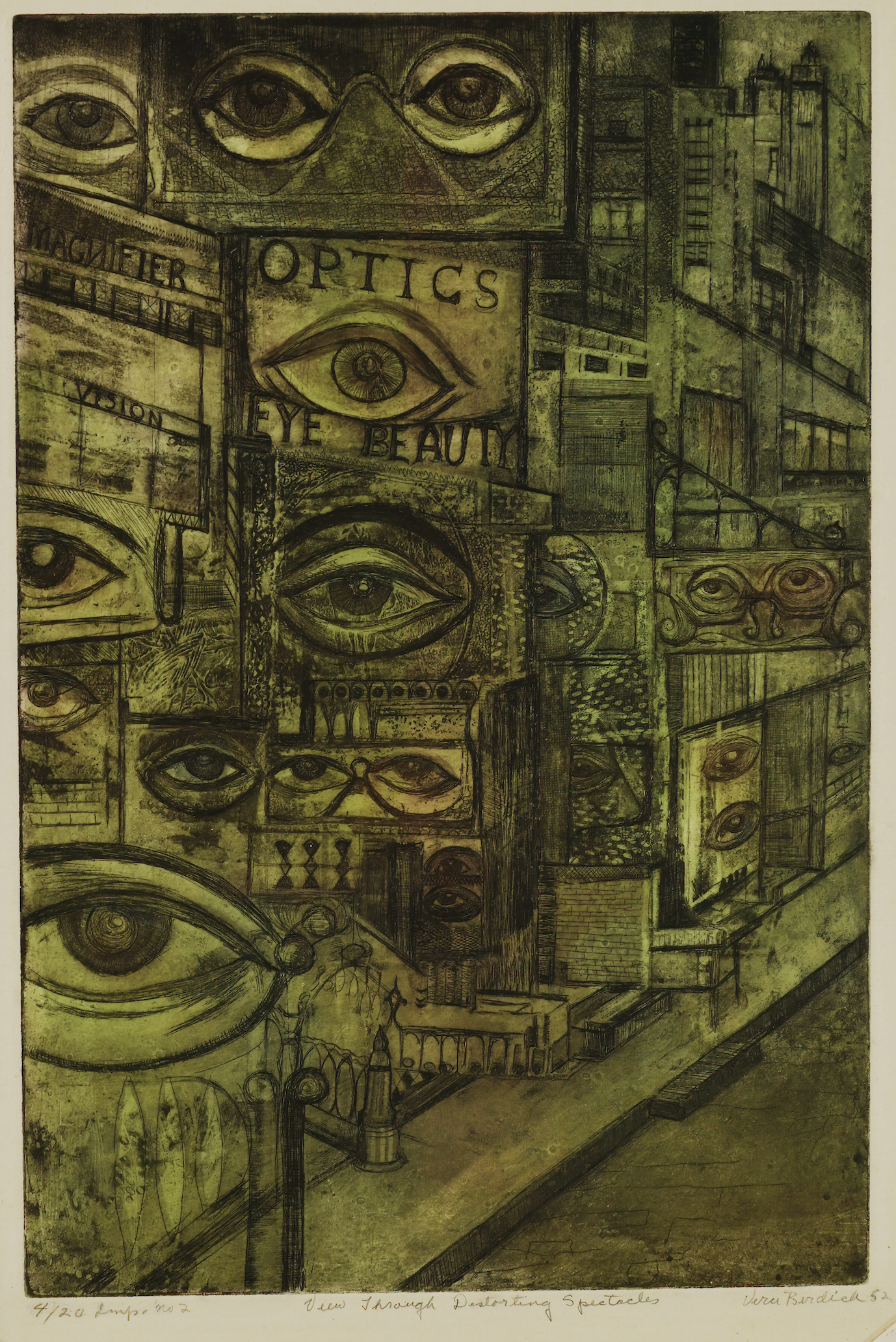 View Through Distorting Spectacles