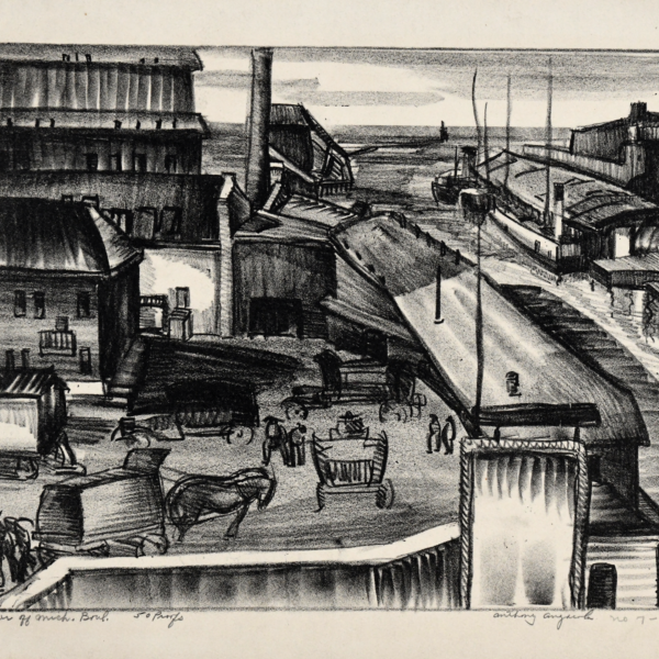 Anthony Angarola's Chicago River off Michigan Boulevard