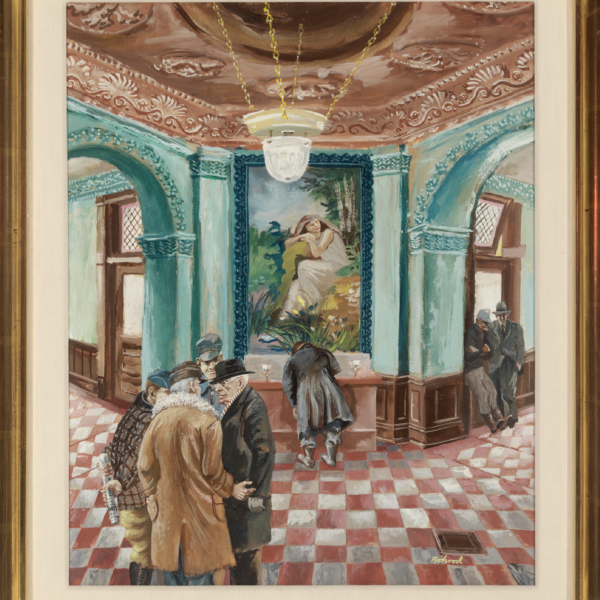 Aaron Bohrod's The Courthouse Lobby
