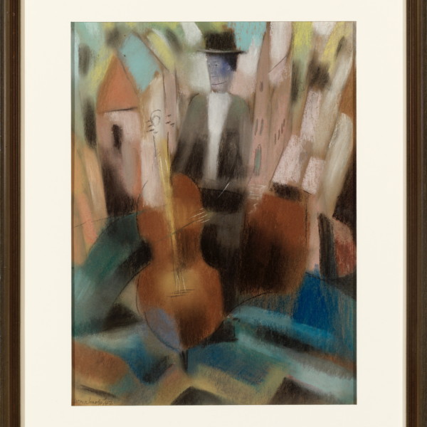 William Jacobs's Untitled (Man with cello)