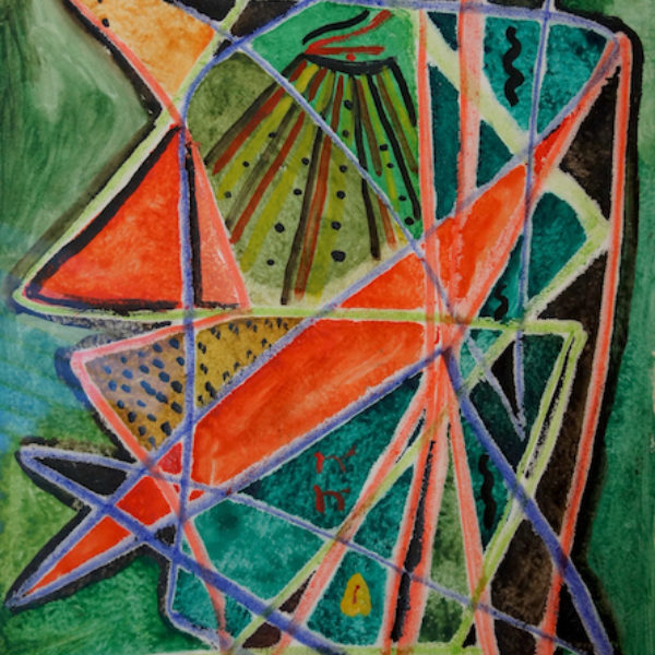 Franklin Van Court's Untitled (Abstract head)