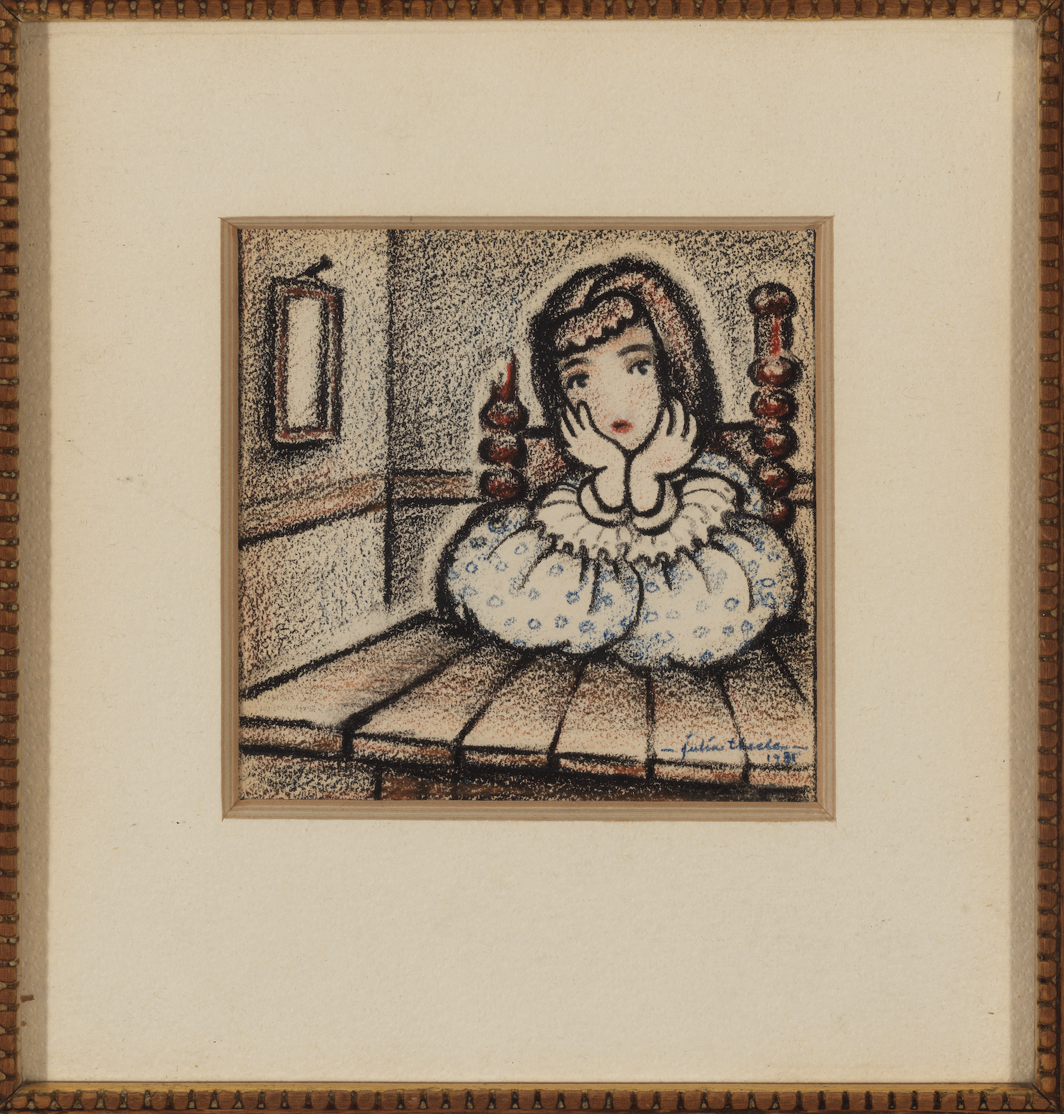 Untitled (Girl with head in hands)
