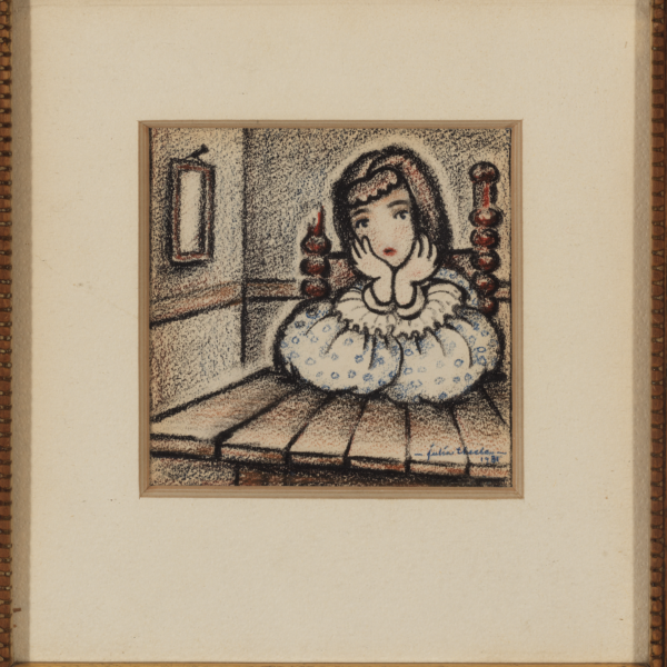 Julia Thecla's Untitled (Girl with head in hands)