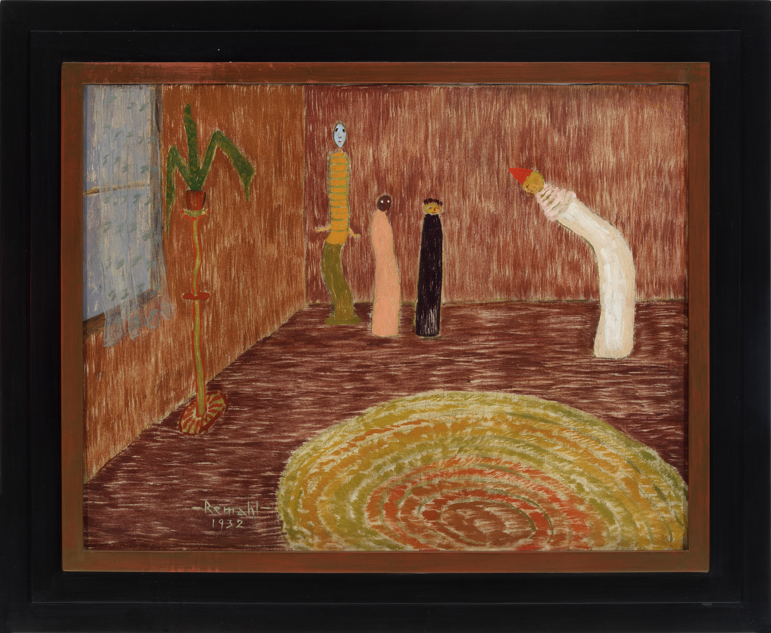 Two Women Two Tall Figures