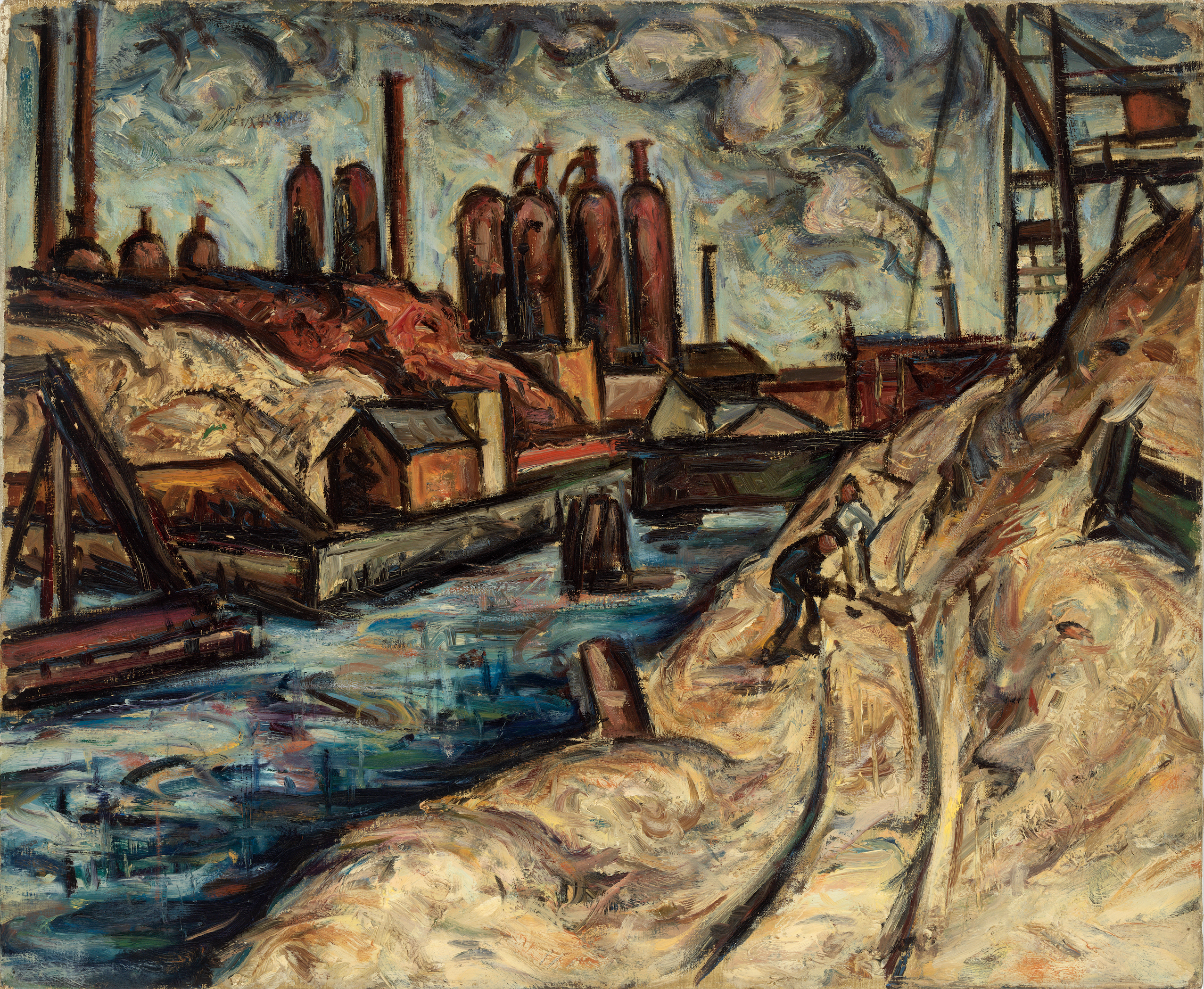 Untitled (Factory on the river)