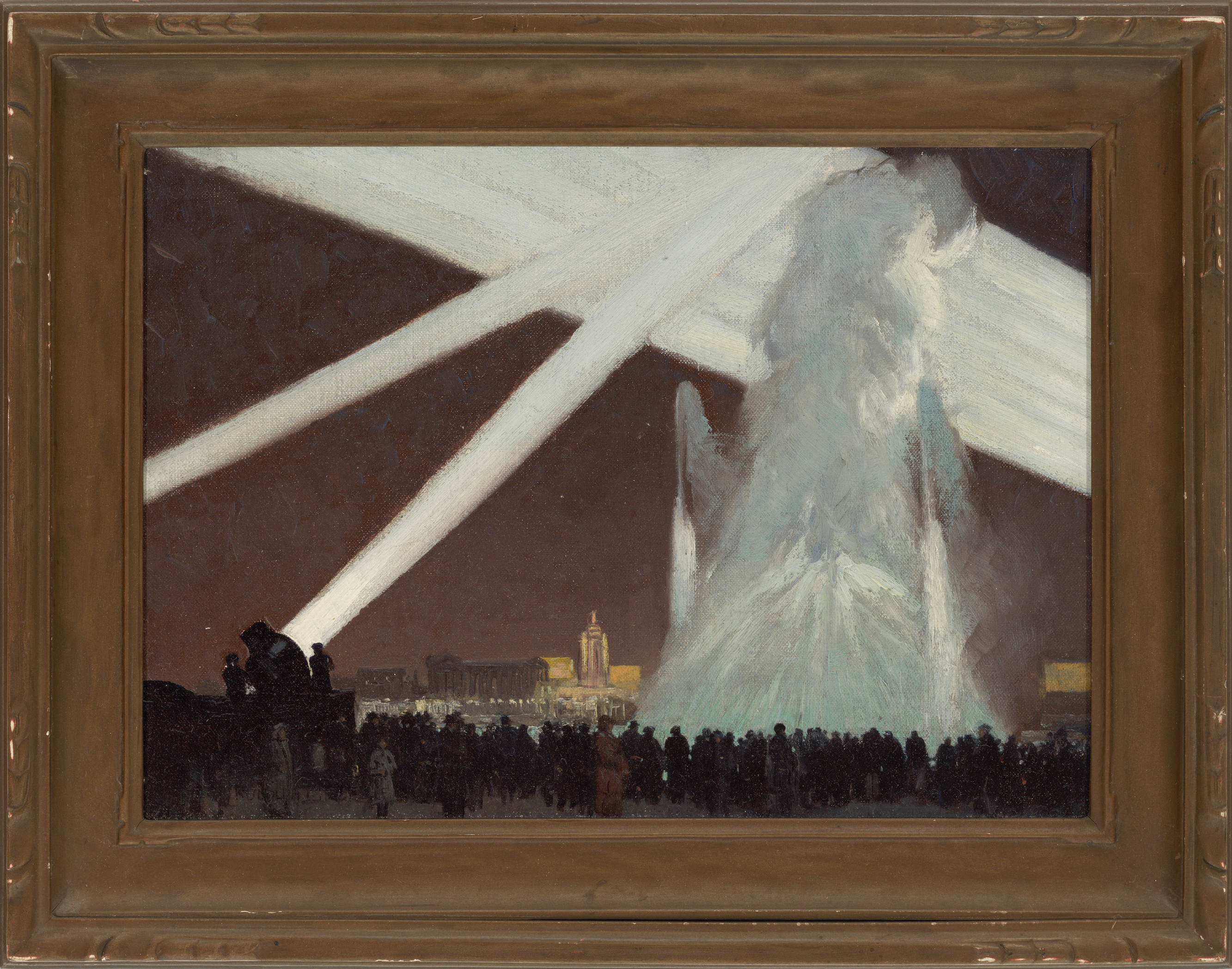 Fountain and Searchlights, Century of Progress