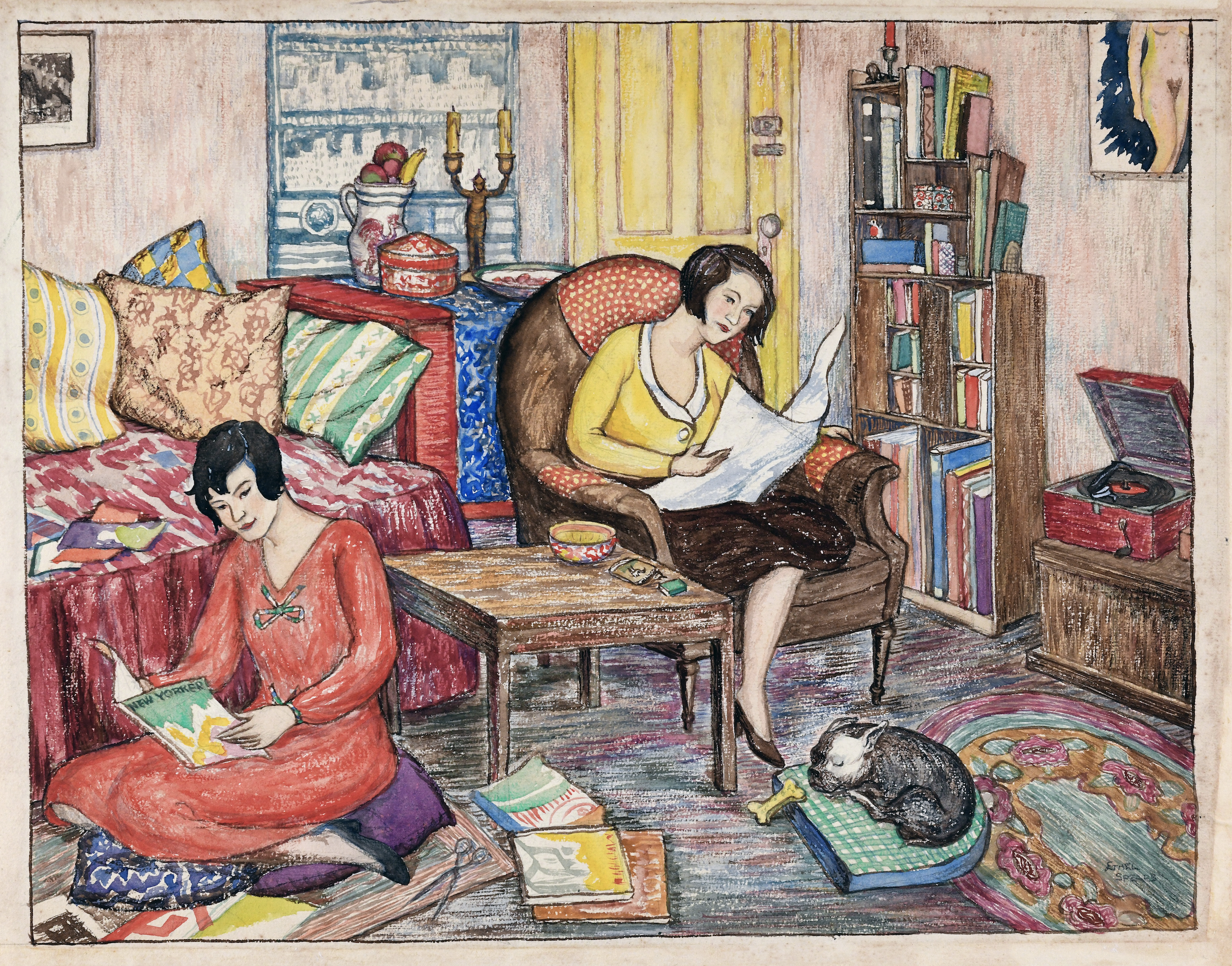 Interior (Women reading)