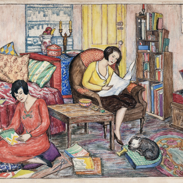 Ethel Spears's Interior (Women reading)