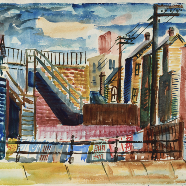 Max Kahn's Untitled (cityscape)
