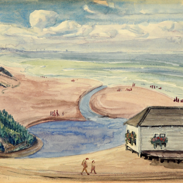 Charles Biesel's Untitled (House by the beach)