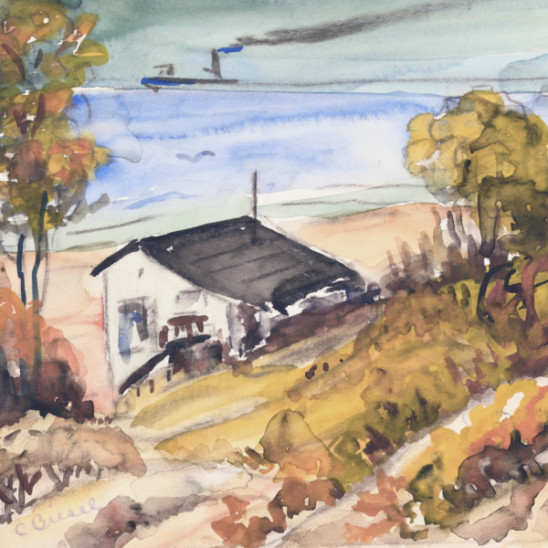 Charles Biesel's Untitled (House on the dunes)
