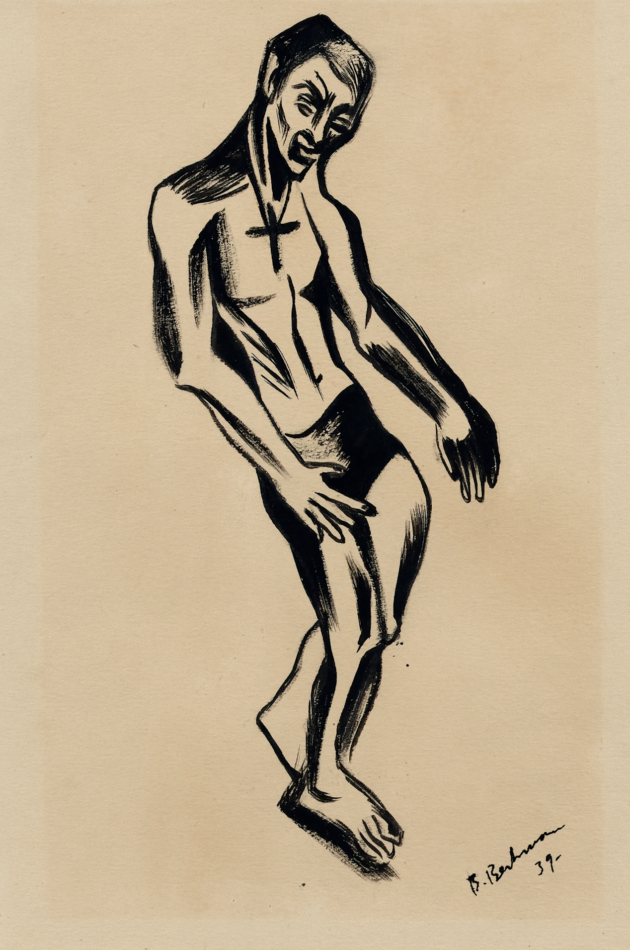 Untitled (Man wearing a cross)