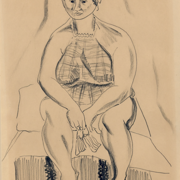 Bernece Berkman's Untitled (Woman sitting)
