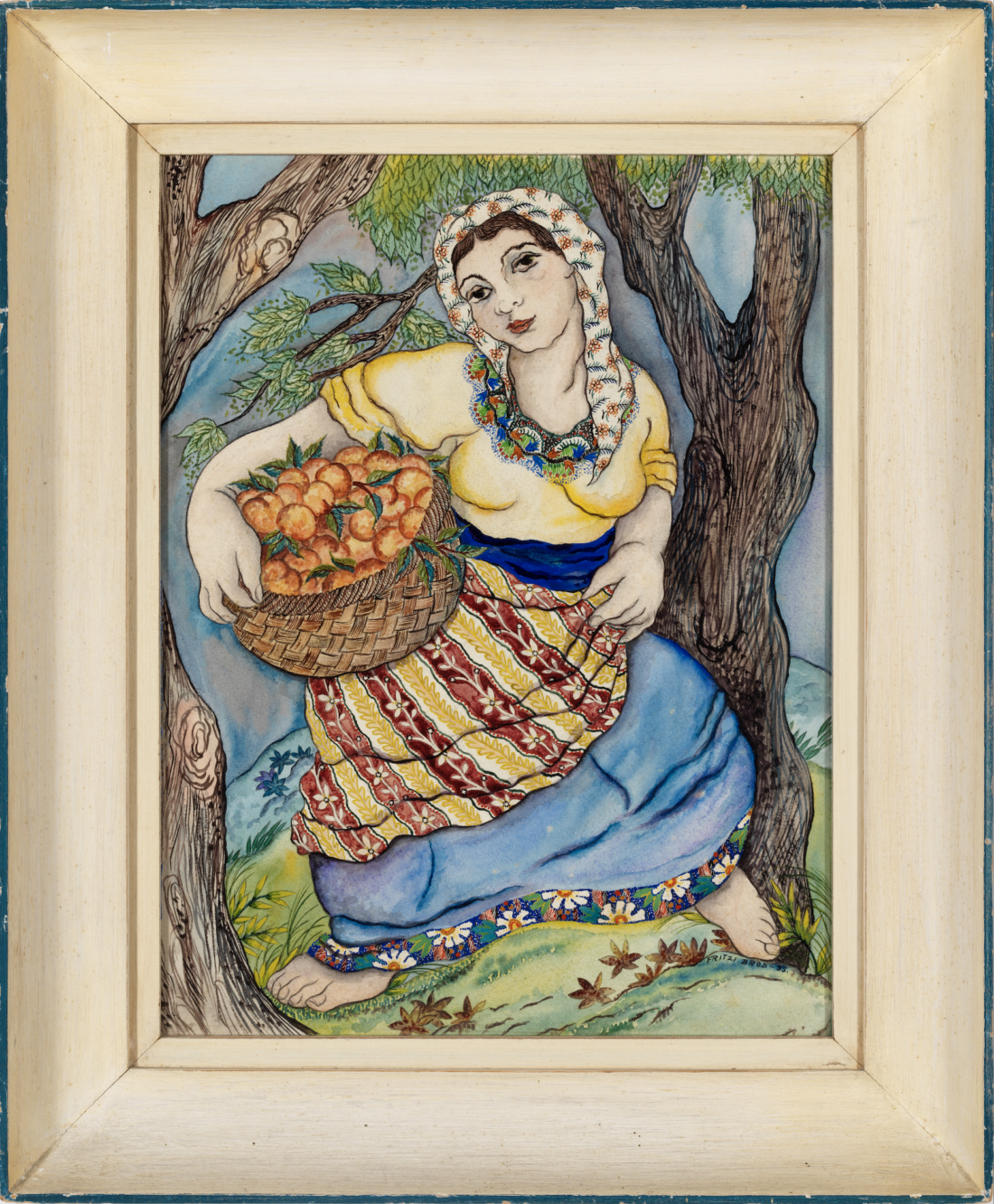 Untitled (Woman with oranges)
