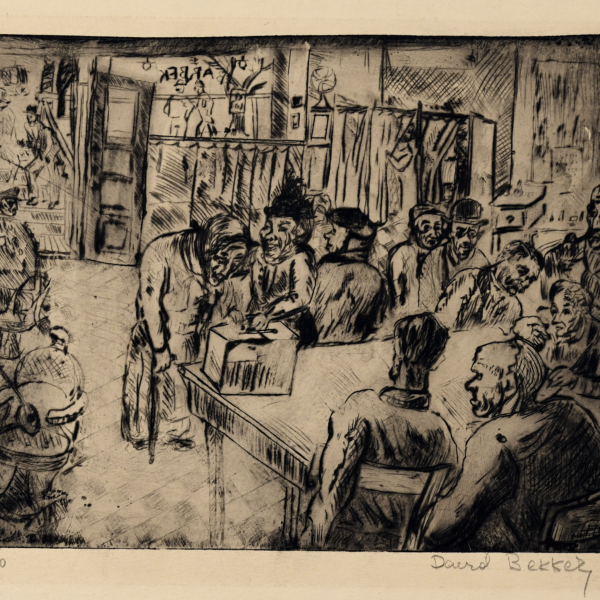 David Bekker's Study for Café Scene