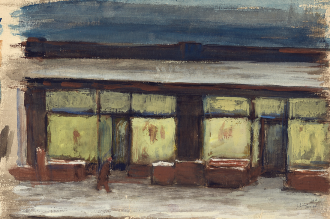 Untitled (Man at storefront)