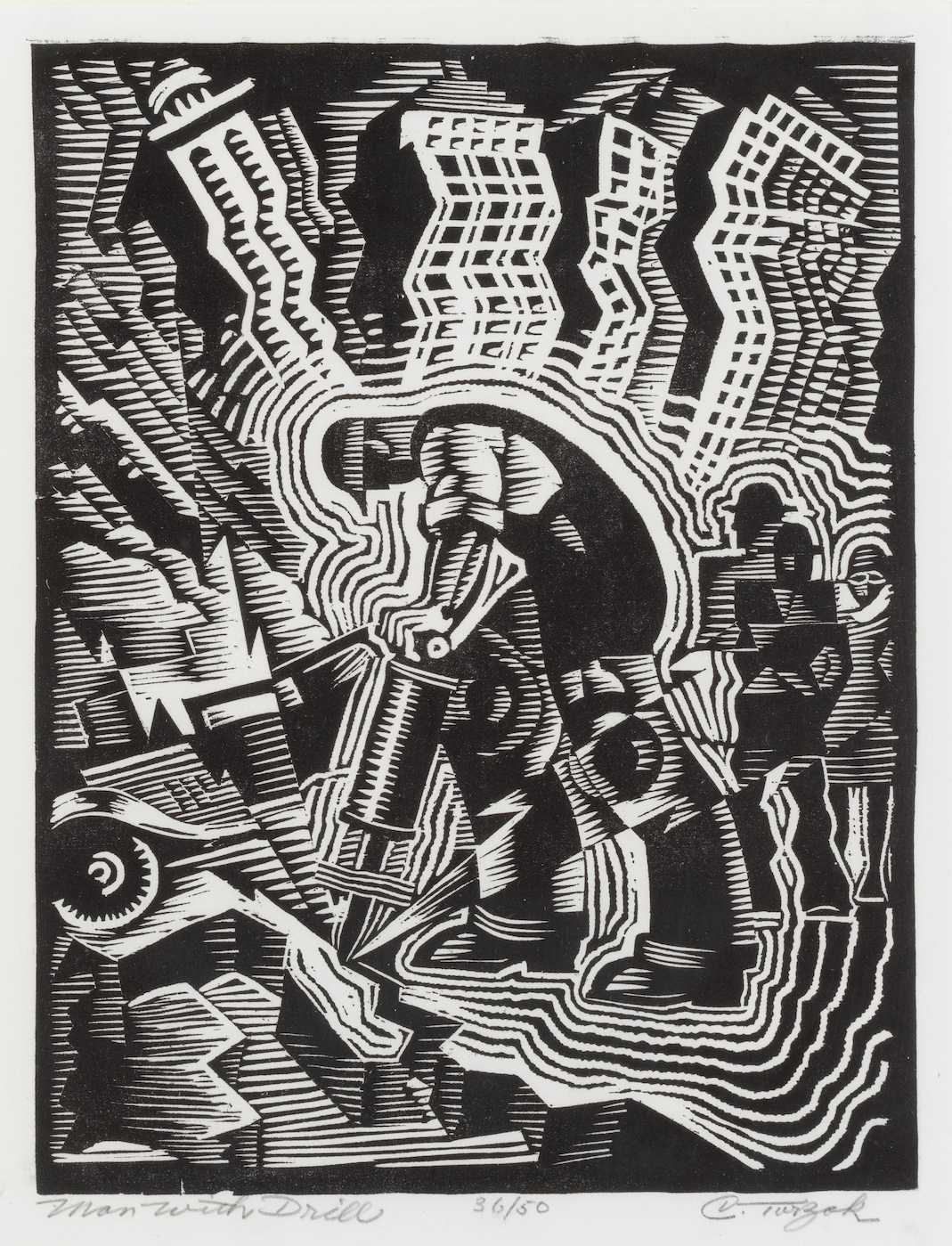 Man With Drill