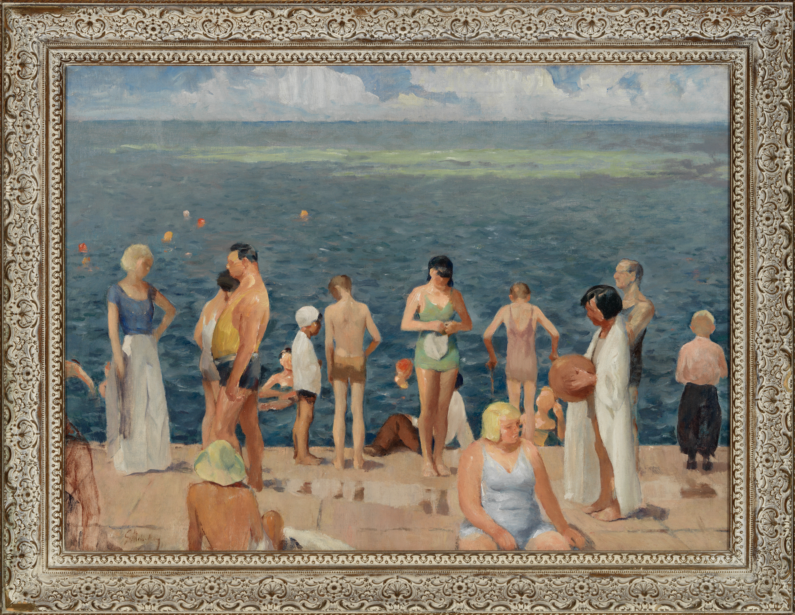 Lakefront Bathers