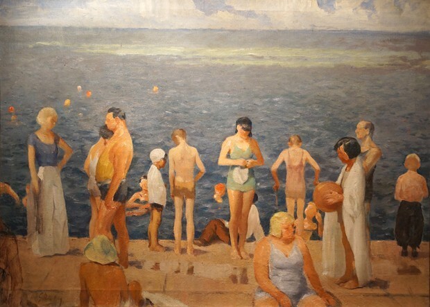 Lakefront Bathers