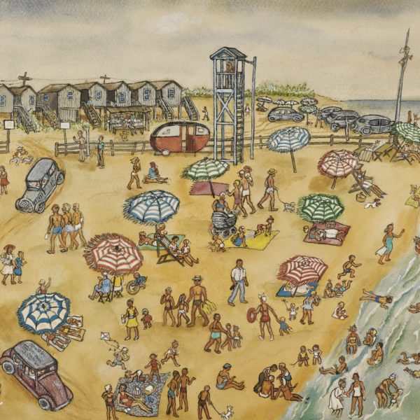 Ethel Spears's Lake Michigan Beach