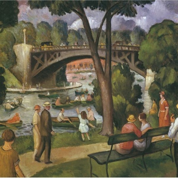 Gustav Dalstrom's The Bridges, South Pond (Lincoln Park)