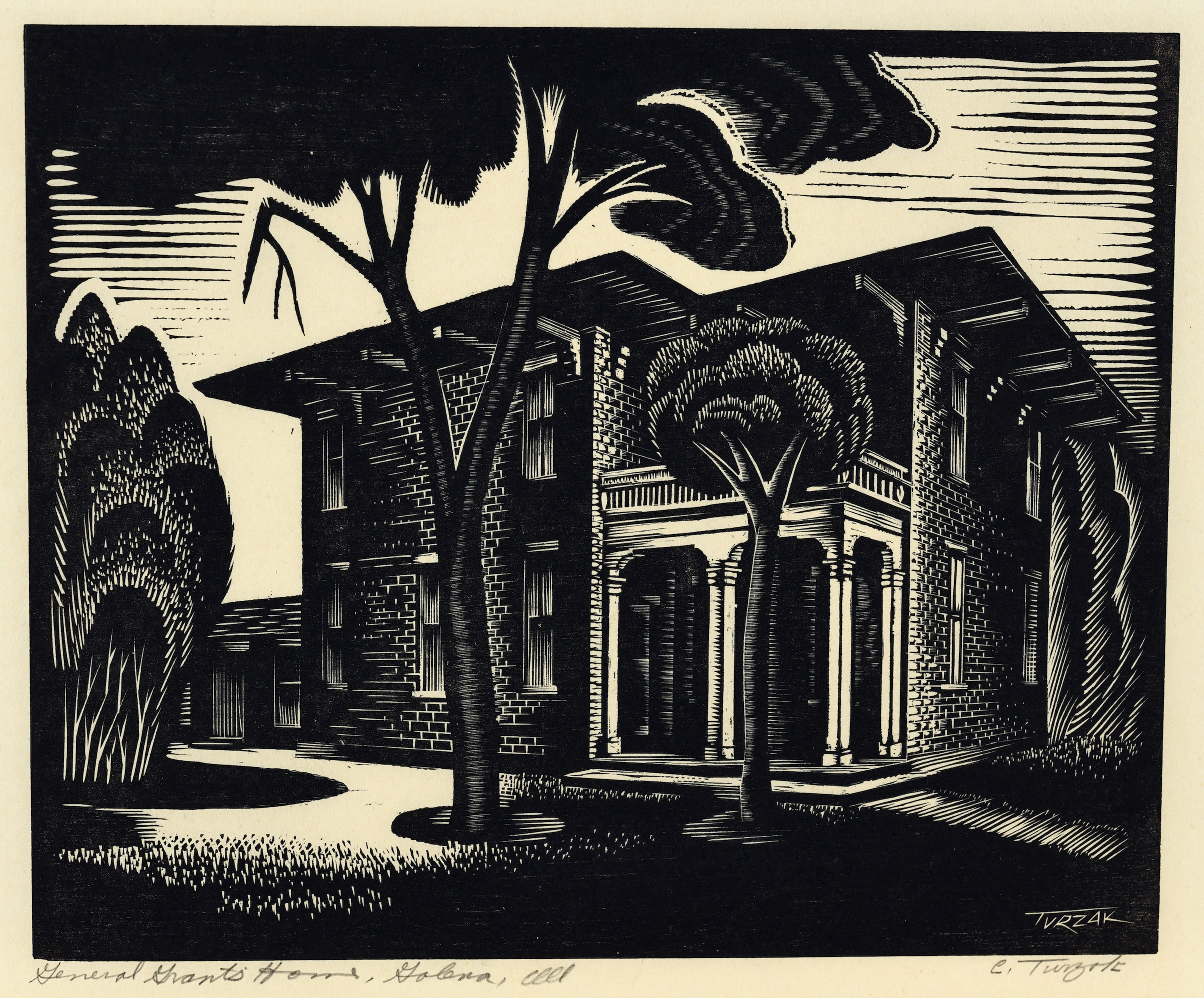 History of Illinois in Woodcuts, 10: Grant’s Home in Galena