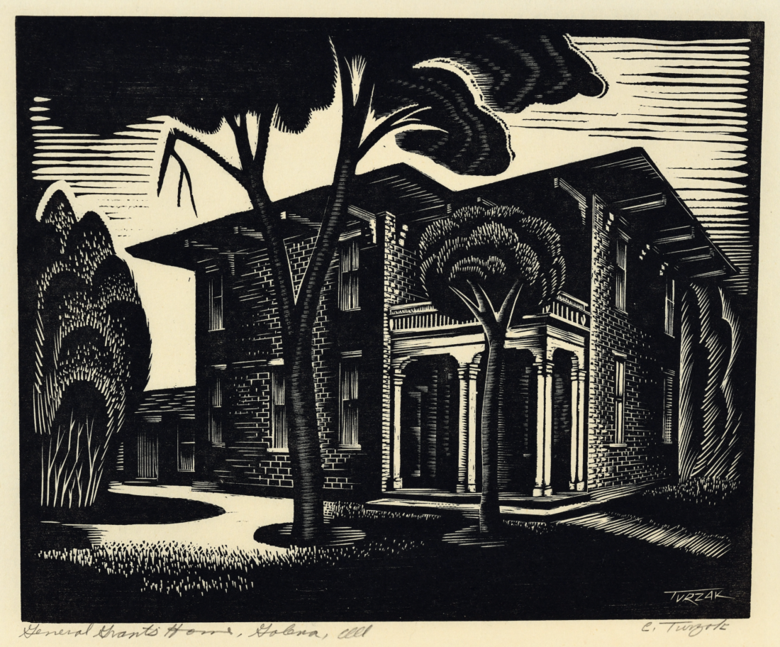 History of Illinois in Woodcuts, 10: Grant’s Home in Galena