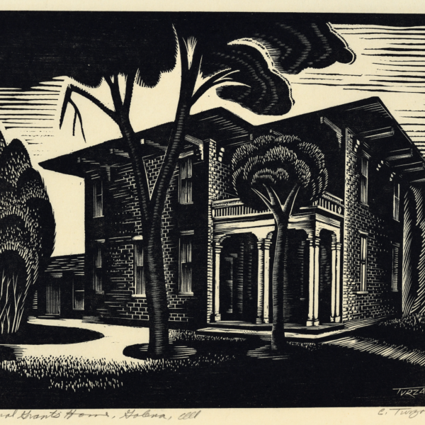Charles Turzak's History of Illinois in Woodcuts, 10: Grant’s Home in Galena