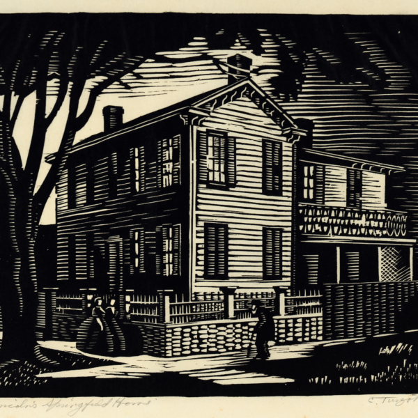Charles Turzak's History of Illinois in Woodcuts, 09: Lincoln’s Home in Springfield