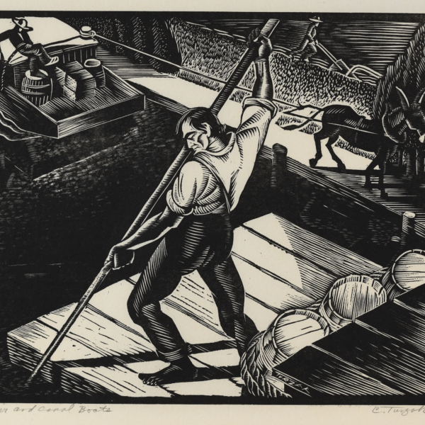 Charles Turzak's History of Illinois in Woodcuts, 06: River and Canal Transportation