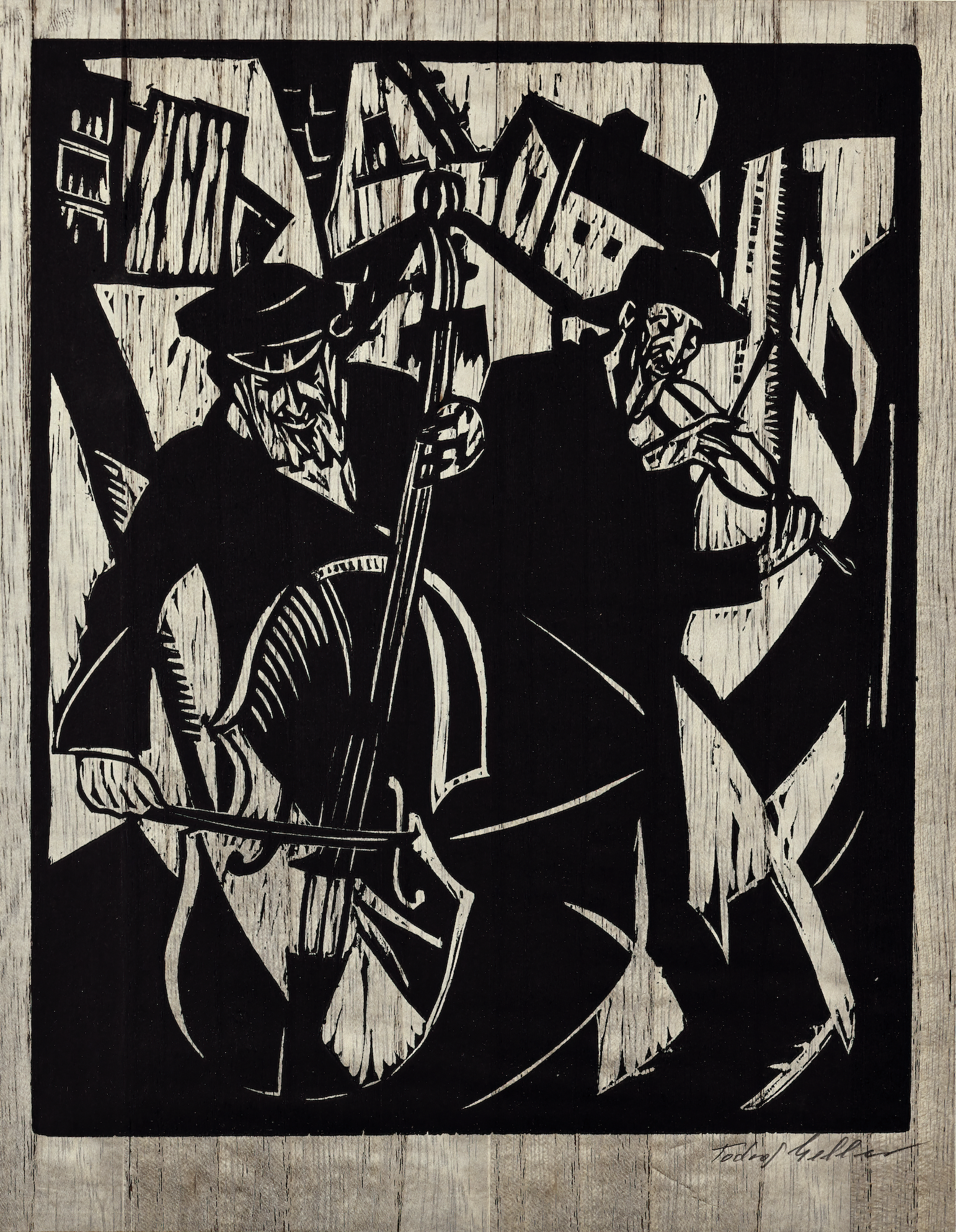 Yiddish Motifs, 7: Yiddle Mit’n Fiddle, Berl Mit’n Bass . . .