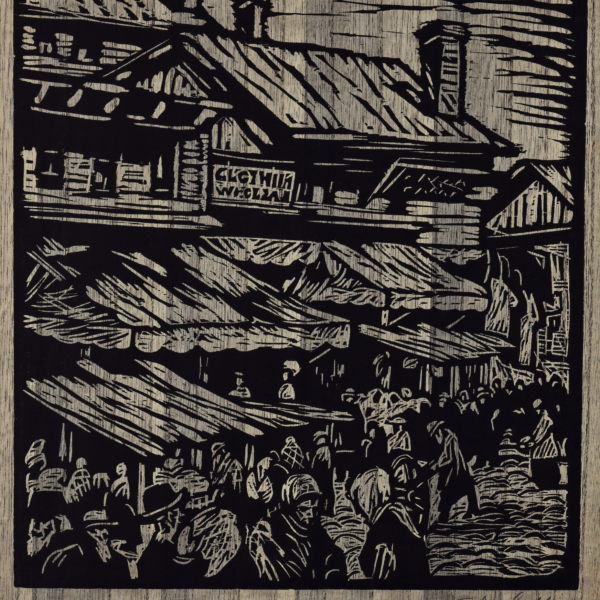 Todros Geller's Yiddish Motifs, 5: Maxwell Street Market
