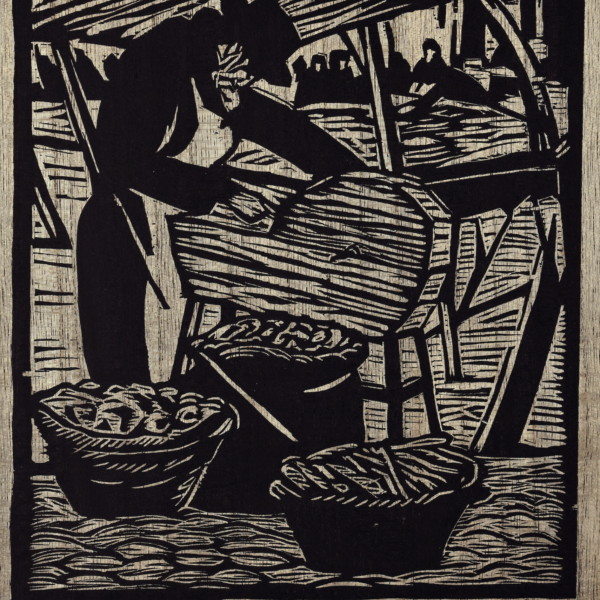 Todros Geller's Yiddish Motifs, 4: Horse Radish Grinder