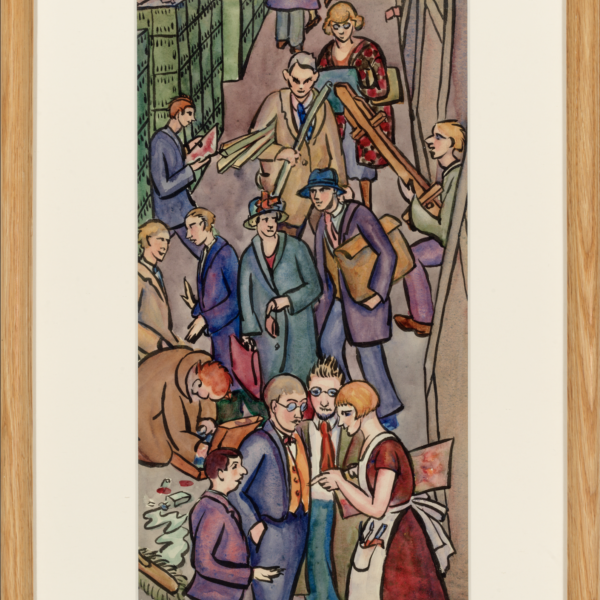 Ethel Spears's Art Institute Corridor