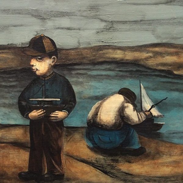 Charles Sebree's Untitled (Toy boats)
