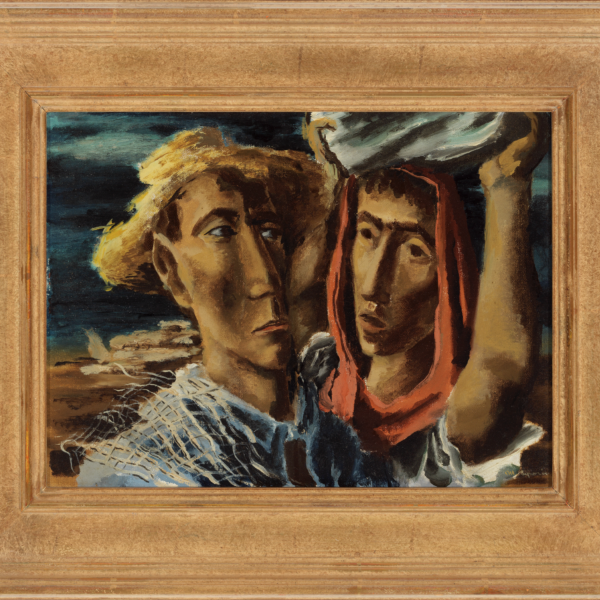 Mitchell Siporin's Untitled (Fisherman and His Wife)