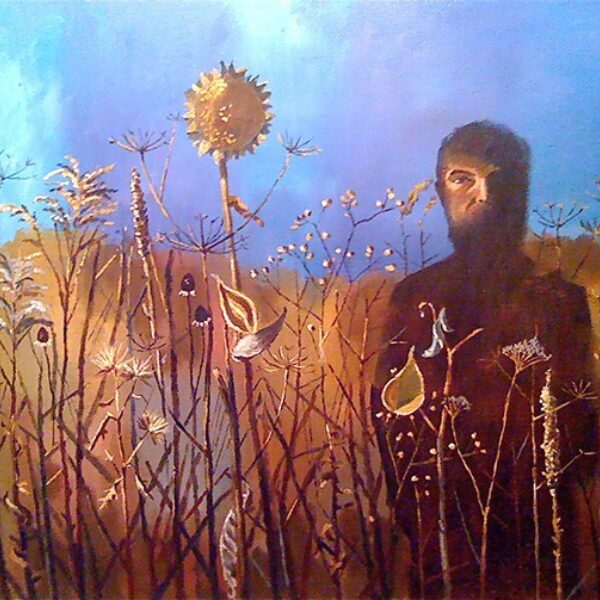 Harold Noecker's The Artist Among the Prairie Grasses