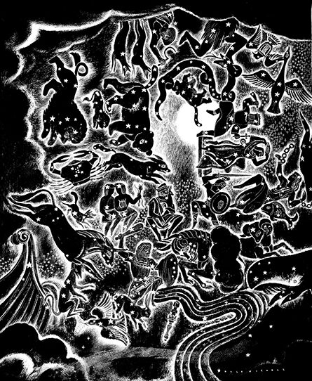 Untitled (Astrological sky)