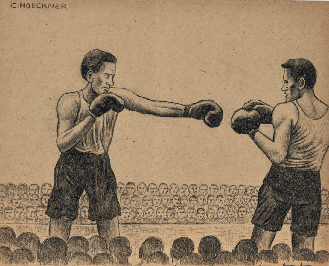 Untitled (Boxing match)
