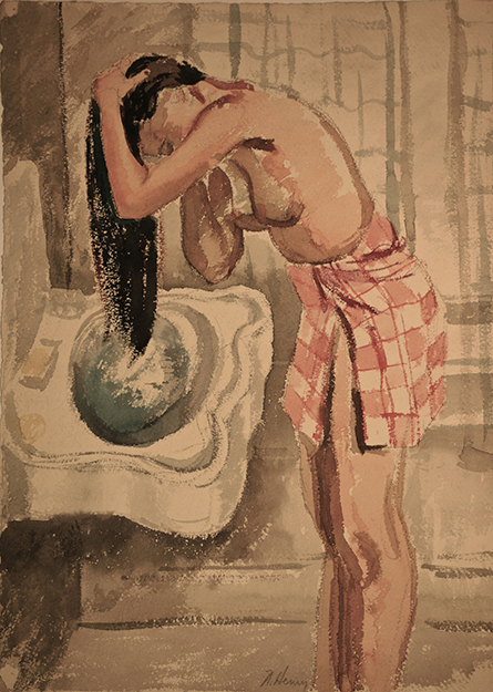 Rowena Washing Her Hair